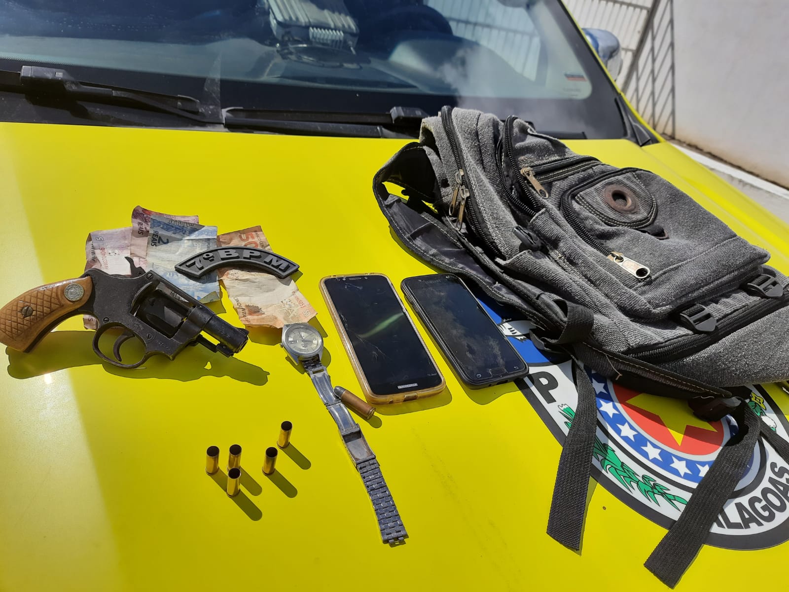 Material recuperado com adolescente (Cortesia/7º BPM)