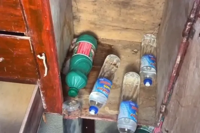 Local onde o corpo da criança foi encontrado FOTO: Cortesia